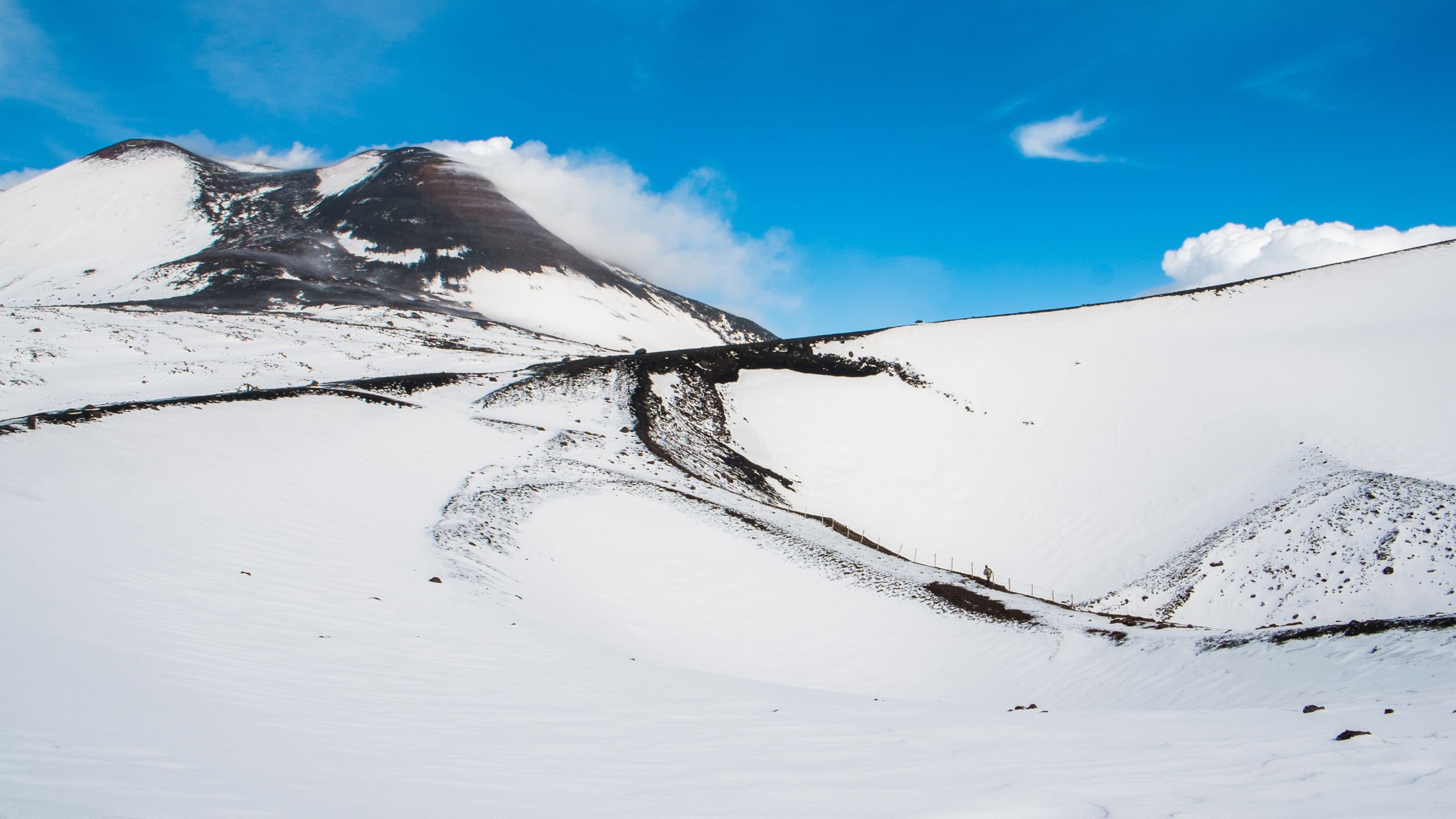 A Symphony of Serenity Mount Etna is a Winter Wonderland